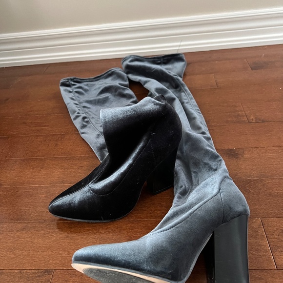 Zara - Over the Knee Sock Boot - Picture 3 of 6